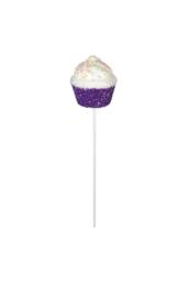 KDMD Purple Frosted Cupcake Pick 60cm - thumbnail 1