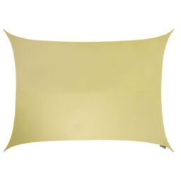 Primrose 6m x 5m Rectangle Waterproof Charcoal Garden Patio Sun Shade Sail Canopy 98% UV Block with Free Fixing Kit in Light Sand - thumbnail 2