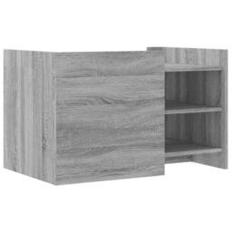 Berkfield Home Durable Coffee Table Grey Sonoma 80x50x50 cm Engineered Wood - Size: 80 x 50 x 50 cm - thumbnail 6