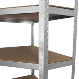 Monstershop Galwix Corner Racking, 90cm Wide in Silver - thumbnail 6