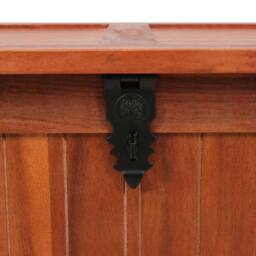 Berkfield Home Storage Chest 79x34x32 cm Solid Acacia Wood in Brown - Size: 79 x 34 x 32 cm - thumbnail 9