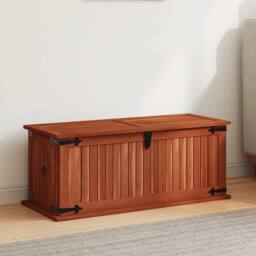 Berkfield Home Storage Chest 79x34x32 cm Solid Acacia Wood in Brown - Size: 79 x 34 x 32 cm - thumbnail 2