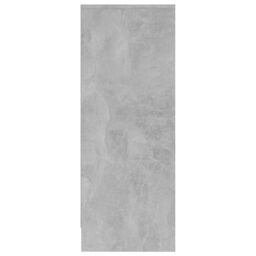 Berkfield Home Shoe Cabinet Concrete Grey 31.5x35x90 cm Engineered Wood - thumbnail 4