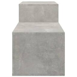 Berkfield Home Shoe Cabinet Concrete Grey 150x35x45 cm Engineered Wood - Size: 150 x 35 x 45 cm - thumbnail 6