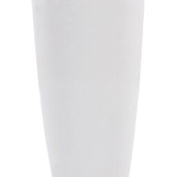 Wyld and Coco Modern Tall White High-Gloss Plant Pot 32cm - thumbnail 2