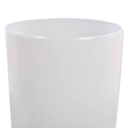 Wyld and Coco Modern Tall White High-Gloss Plant Pot 32cm - thumbnail 3