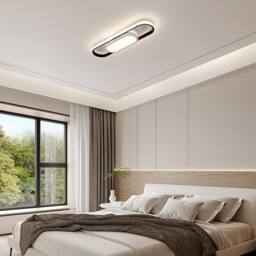 COMELY LED Ceiling Light, 30W oval Acrylic Ceiling Lights, 3000K-6500 K - thumbnail 3