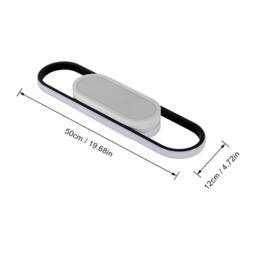 COMELY LED Ceiling Light, 30W oval Acrylic Ceiling Lights, 3000K-6500 K - thumbnail 6