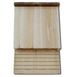 Berkfield Home Bat Houses 4 pcs 22x12x34 cm Wood in Brown - Size: 22 x 12 x 34 cm - thumbnail 3