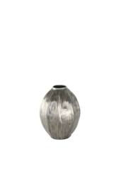 KDMD Antique Silver Eros Seed Metal Vase 19cm H - thumbnail 2