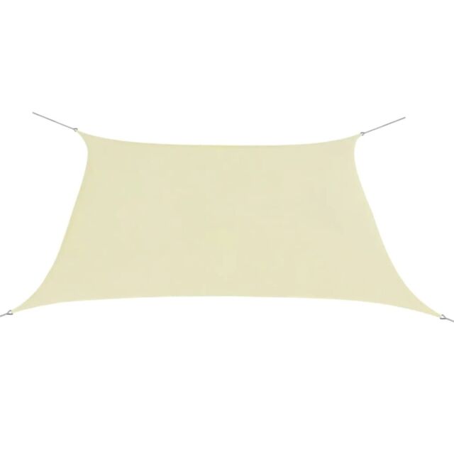 Berkfield Home Sunshade Sail Oxford Fabric Square 2x2 m Cream in Beige - image 1
