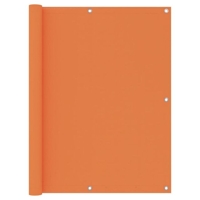 Berkfield Home Balcony Screen Orange 120x400 cm Oxford Fabric - image 1