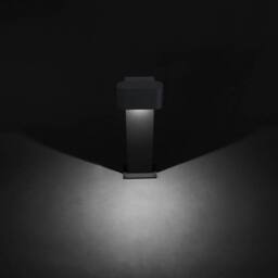 Netlighting Diago LED 1 Light Outdoor Bollard Light Urban Grey IP65 Special Offer - thumbnail 2
