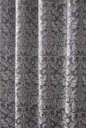 New Edge Blinds Harrow Lined Eyelet Jacquard Curtains in Grey - Size: 117 cm width x 183 cm drop - thumbnail 1