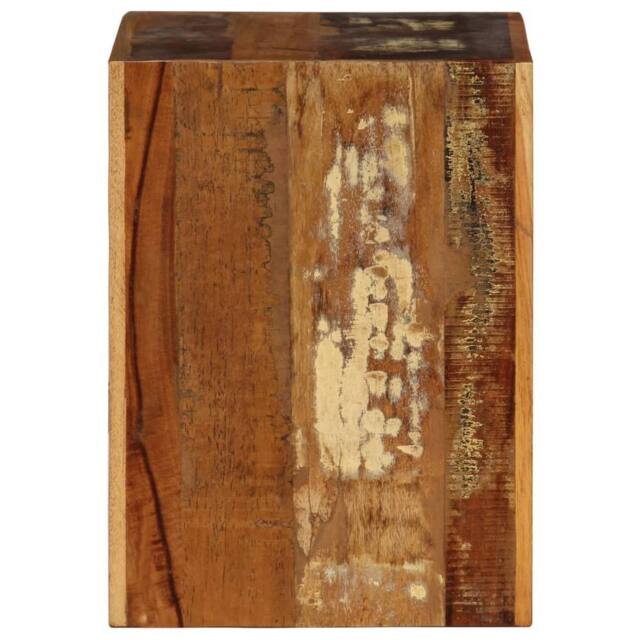 Berkfield Home Stool 40x30x40 cm Solid Reclaimed Wood in Brown - Size: 40 x 30 x 40 cm - image 1
