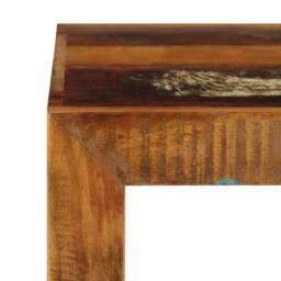 Berkfield Home Stool 40x30x40 cm Solid Reclaimed Wood in Brown - Size: 40 x 30 x 40 cm - thumbnail 5