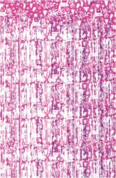 Netagon Shimmer Tinsel Curtain Reindeer Christmas Tree Design 3M x 1M Pink - thumbnail 7