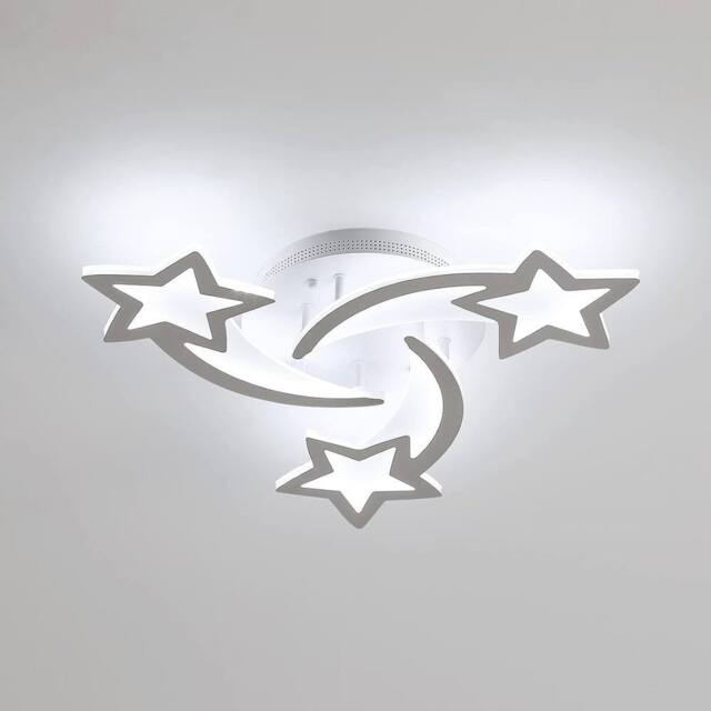 Goeco Modern LED Ceiling Light, 40 W, for Living Room, Bedroom, 6500 K in White - image 1