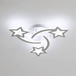 Goeco Modern LED Ceiling Light, 40 W, for Living Room, Bedroom, 6500 K in White - thumbnail 1