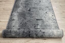 RugsX Anti-Slip Marl Runner in Grey - Size: 100 cm x 430 cm - thumbnail 5