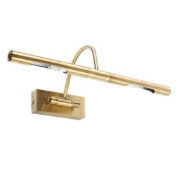 ValueLights Capri Adjustable Twin Bulb Picture Slim Wall Light with G9 Bulbs in Gold - thumbnail 5