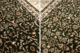 RugsX Heat-Set Royal Runner in Green - Size: 100 cm x 110 cm - thumbnail 4
