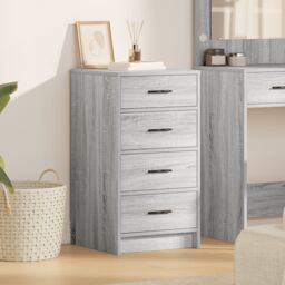 Berkfield Home Sideboard Grey Sonoma 40x41x75 cm Engineered Wood - Size: 40 x 41 x 75 cm - thumbnail 1