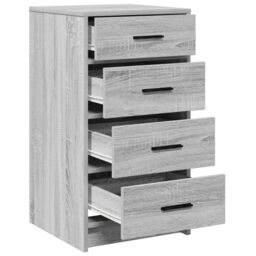 Berkfield Home Sideboard Grey Sonoma 40x41x75 cm Engineered Wood - Size: 40 x 41 x 75 cm - thumbnail 5