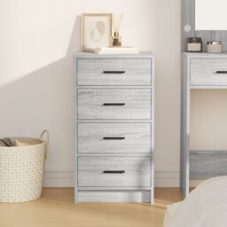 Berkfield Home Sideboard Grey Sonoma 40x41x75 cm Engineered Wood - Size: 40 x 41 x 75 cm - thumbnail 4