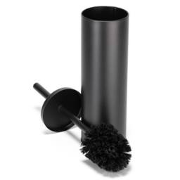 NESTLUNE Black Toilet Brush & Holder Set Modern Bathroom