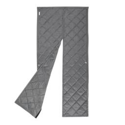 KORVIXA 2.1*1m Door Curtain Thick Thermal Ready Made Energy Saving Panel in Grey - Size: 100 cm width x 130 cm drop - thumbnail 3