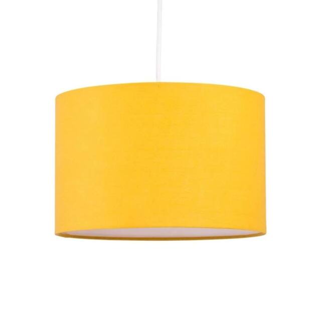 EONLION Ochre 25cm Ceiling Light Shade Easy Fit Lightshade Pendant in Yellow - image 1