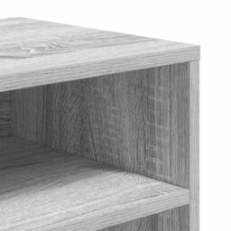 Berkfield Home Book Cabinet Grey Sonoma 66x31x80 cm Engineered Wood - Size: 66 x 31 x 80 cm - thumbnail 7