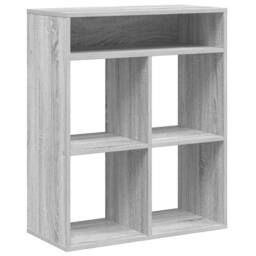 Berkfield Home Book Cabinet Grey Sonoma 66x31x80 cm Engineered Wood - Size: 66 x 31 x 80 cm - thumbnail 1