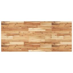 Berkfield Home Desk Top Oil Finished 120x60x2 cm Solid Wood Acacia in Brown - Size: 120 x 60 x 2 cm - thumbnail 2