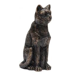 Jardinopia Cat Cane or Stake Topper Pot Buddy - L4 x W3.5 x H8 cm in Bronze - thumbnail 2