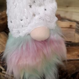 Samuel Alexander 70cm Festive Christmas Rainbow Haired Plush Gonk Dangly Legs & Starry Hat - thumbnail 2