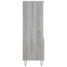 Berkfield Home Highboard Grey Sonoma 40x36x110 cm Engineered Wood - Size: 40 x 36 x 110 cm - thumbnail 7