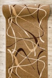 RugsX Karmel Heat-Set Runner in Brown - Size: 80 cm x 410 cm - thumbnail 5