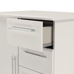 Ready Assembled 2 U Carlton 1 Door 5 Drawer Childrens Wardrobe (Ready Assembled) in Grey - thumbnail 6