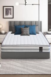 Rest Relax Silver 2500 5 Zone Pocket Spring Mattress with Multiple Foam layers in White - Size: Double - thumbnail 1