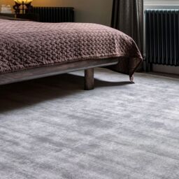 The Rug Shop UK Handmade Luxurious Modern Plain Easy To Clean Area Rug in Silver - Size: 160 cm x 230 cm - thumbnail 2