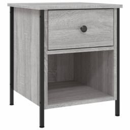 Berkfield Home Bedside Cabinets 2 pcs Grey Sonoma 40x42x50 cm Engineered Wood - Size: 40 x 42 x 50 cm - thumbnail 3