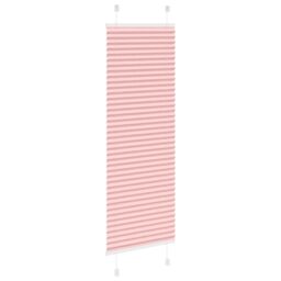 Berkfield Home Pleated Blind Pink 45x150 cm Fabric Width 44.4 cm Polyester - thumbnail 4