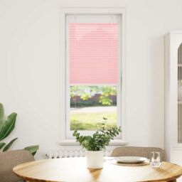 Berkfield Home Pleated Blind Pink 45x150 cm Fabric Width 44.4 cm Polyester - thumbnail 2