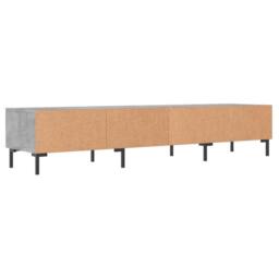 Berkfield Home TV Cabinet Concrete Grey 150x36x30 cm Engineered Wood - Size: 150 x 36 x 30 cm - thumbnail 8