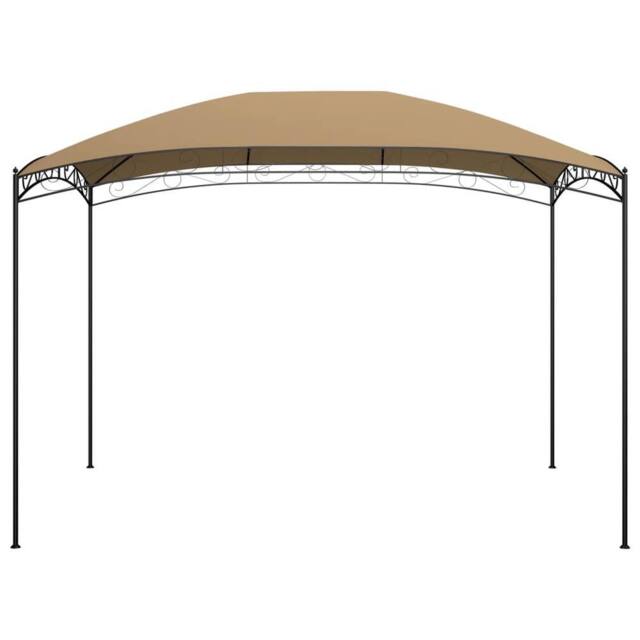 Berkfield Home Gazebo 3x4x2.65 m Taupe 180 g/m ² in Beige - image 1