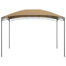 Berkfield Home Gazebo 3x4x2.65 m Taupe 180 g/m ² in Beige - thumbnail 1