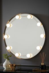 ValueLights LED Hollywood Bulb Strip Lights Stick On Vanity Make Up Above Mirror Lighting in White - thumbnail 2