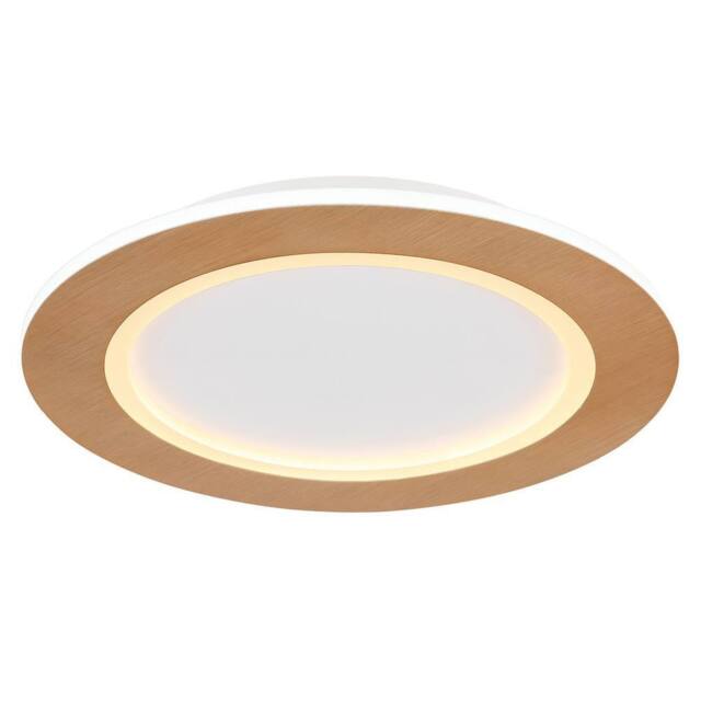 Netlighting Clay 40cm Integrated LED Semi Flush Ceiling Light White LED 27006500K - image 1
